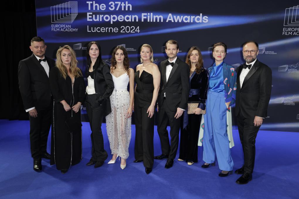 The European Film Awards in Lucern, Schweiz i december, 2024, hvor 'Pigen med nålen' vandt to priser og var nomineret i tre kategorier. Foto: Sebastian Gabsch